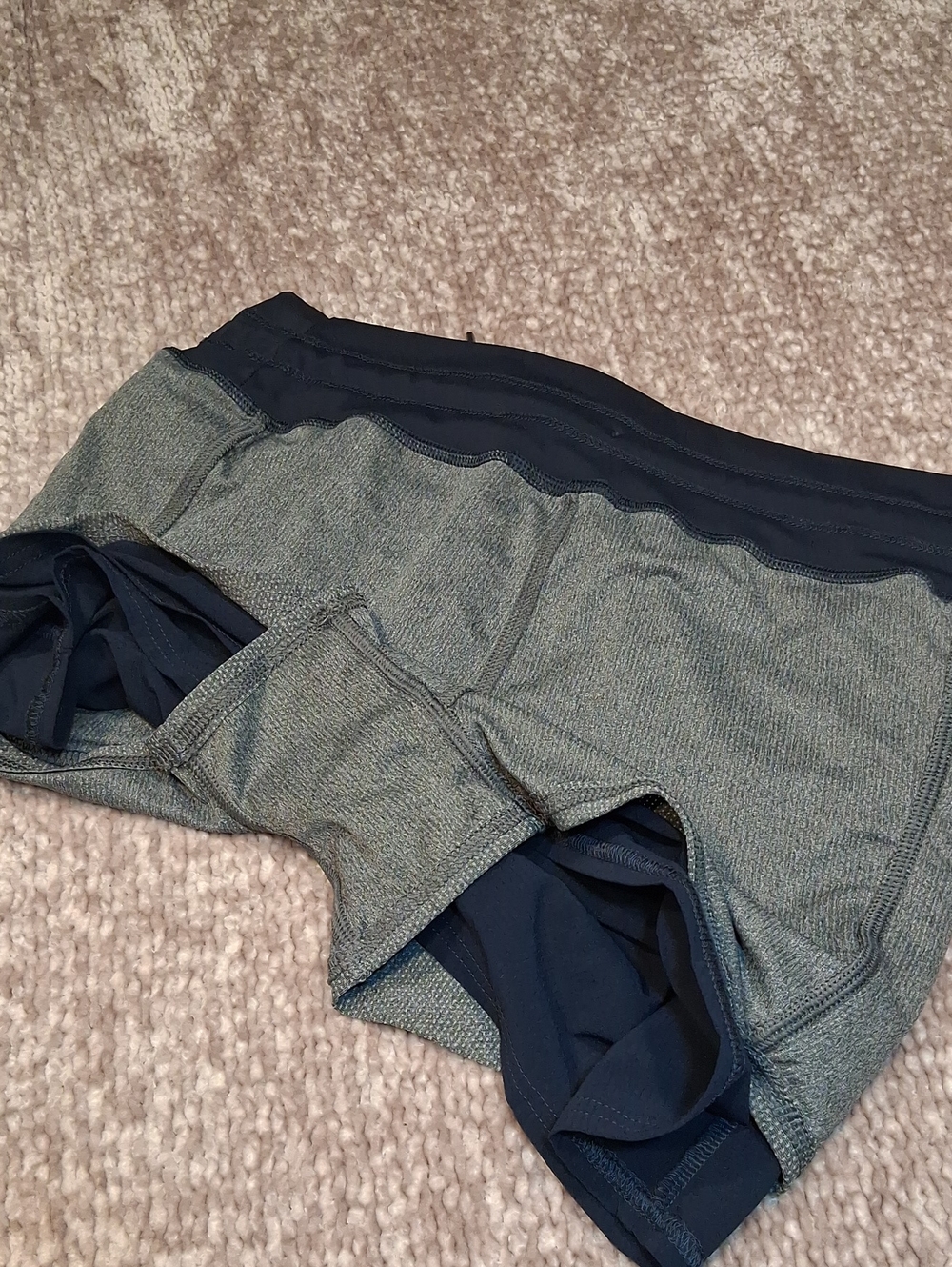 Vuori Navy Athletic Skort with Light Drawcord - Picture 6 of 8